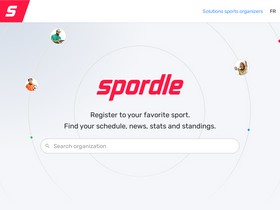 'spordle.com' screenshot