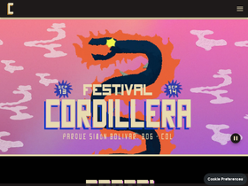 'cordillerafestival.com' screenshot