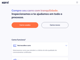 'karvi.com.br' screenshot