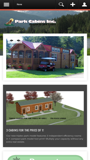 parkcabins.com
