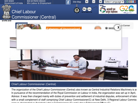 'clc.gov.in' screenshot
