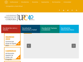 'upc.edu.ar' screenshot