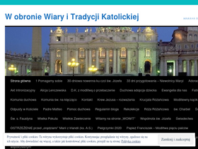 'wobroniewiary.com' screenshot
