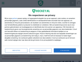 'hockey.nl' screenshot