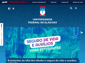 'ufal.br' screenshot
