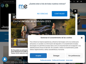 'movilidadelectrica.com' screenshot