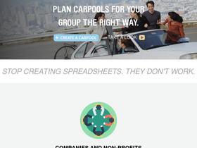 'groupcarpool.com' screenshot
