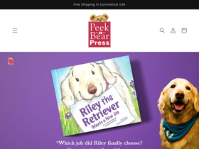 peek-a-bear.com homepage screenshot