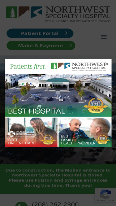 northwestspecialtyhospital.com
