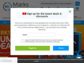 'markselectrical.co.uk' screenshot