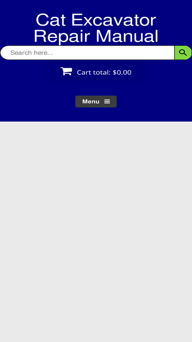 catexcavatorservicerepairmanual.com