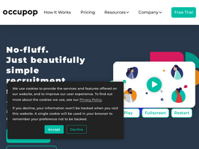 'occupop.com' screenshot