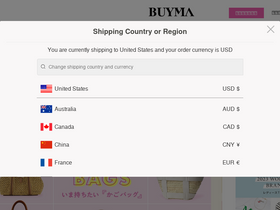 'buyma.com' screenshot