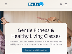 shop.better5.com homepage screenshot