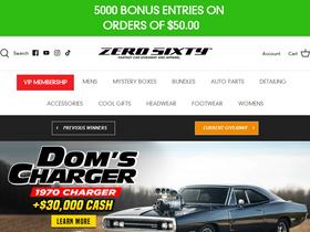 'zerosixty.life' screenshot