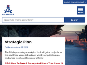 'alamedaca.gov' screenshot