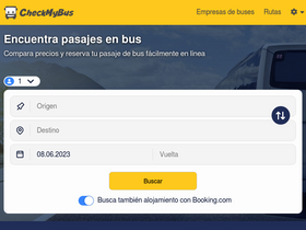 'checkmybus.cl' screenshot
