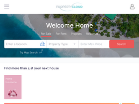 'propertycloud.mu' screenshot
