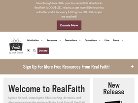 'realfaith.com' screenshot