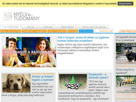 'nyest.hu' screenshot