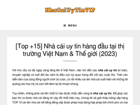 'nhacaiuytinvip.net' screenshot