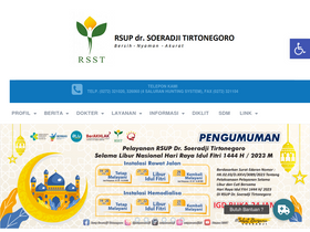 'rsupsoeradji.id' screenshot