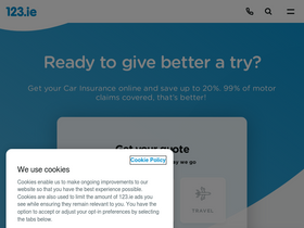 '123.ie' screenshot