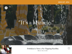 'pritikin.com' screenshot