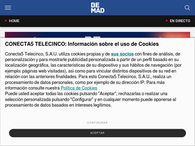 'bemad.es' screenshot