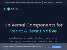 'nativebase.io' screenshot