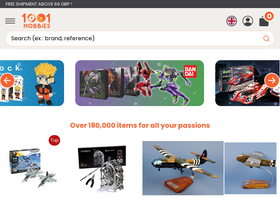 '1001hobbies.co.uk' screenshot