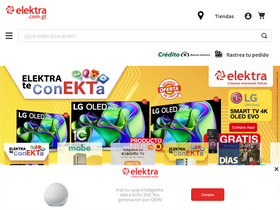 'elektra.com.gt' screenshot