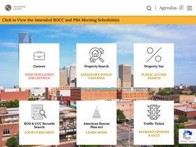 'oklahomacounty.org' screenshot