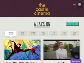 'thecastlecinema.com' screenshot