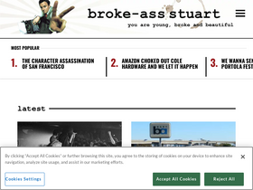 'brokeassstuart.com' screenshot
