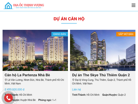 'diaocthinhvuong.vn' screenshot