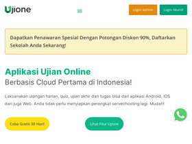 'ujione.id' screenshot