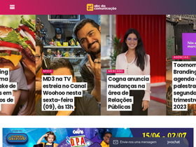 'abcdacomunicacao.com.br' screenshot