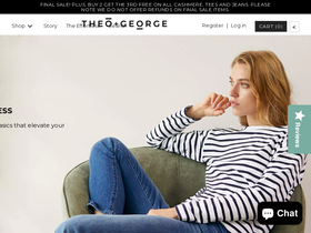 theoandgeorge.com homepage screenshot