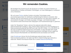 'arzt-wirtschaft.de' screenshot