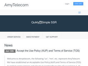 'amysecure.com' screenshot