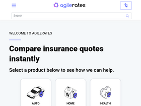 'agilerates.com' screenshot