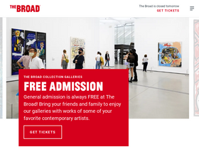 'thebroad.org' screenshot