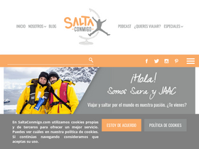'saltaconmigo.com' screenshot