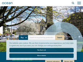 'oceanhome.co.uk' screenshot