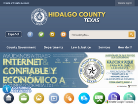 'hidalgocounty.us' screenshot