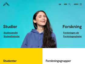 'oslomet.no' screenshot