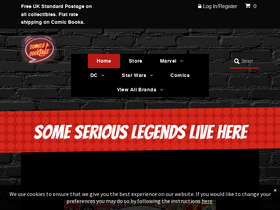 'comicsandcocktails.co.uk' screenshot