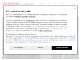 'rtl.lu' screenshot