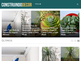 'construindodecor.com.br' screenshot
